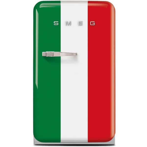 Smeg FAB10HRDIT5 Højrehængslet Køleskab italienske flag