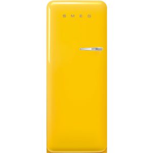 Smeg FAB28LYW6 Køleskab Med Fryser 153cm Venstrehængt Gul