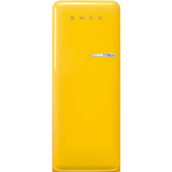 Smeg FAB28LYW6 Køleskab Med Fryser 153cm Venstrehængt Gul