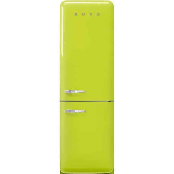Smeg FAB32RLI6 Køle/Fryser 197 cm Højrehængt Limegrøn